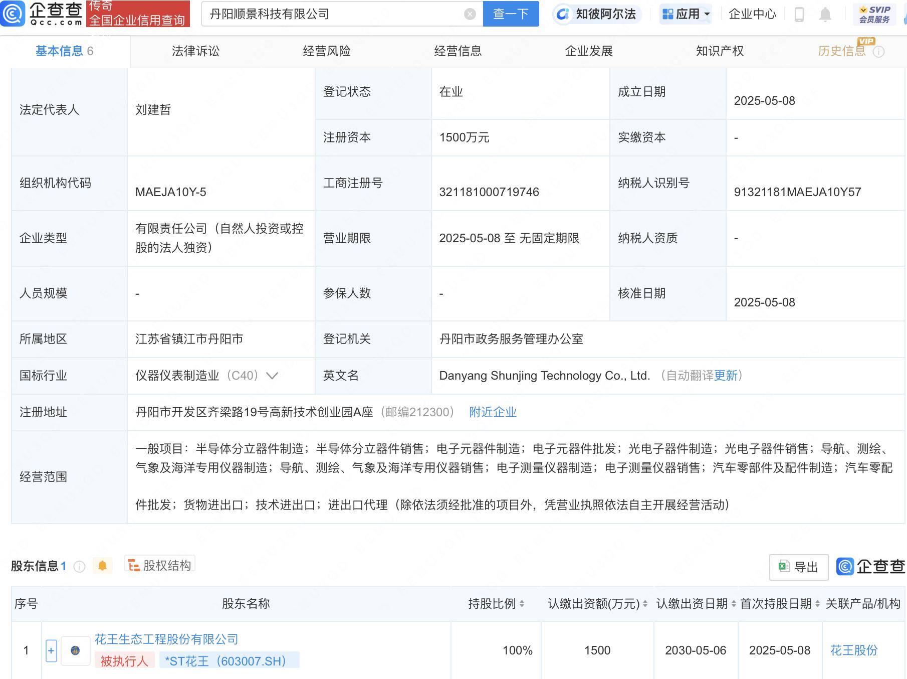ST花王全资设立新科技公司涉足半导体分立器件制造领域